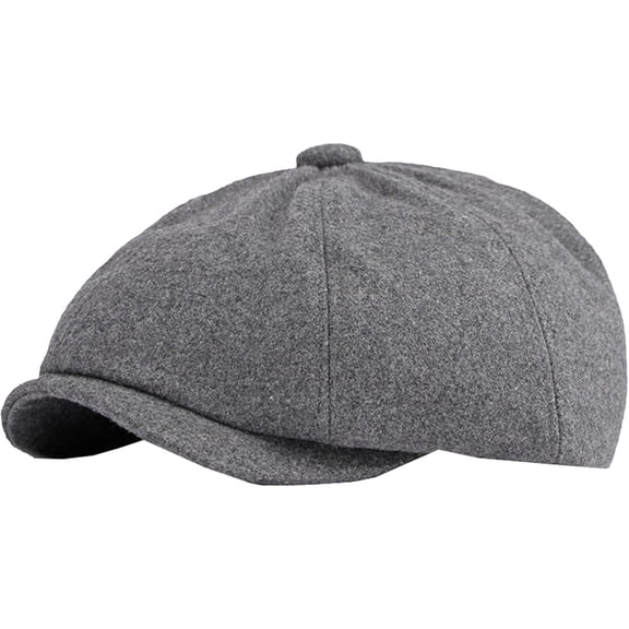 CoCopeaunts Beret Hat Classic Warm Winter Hat Solid Octagonal Newsboy Cap Vintage Artist Painter Ivy Hat Paperboy Hat