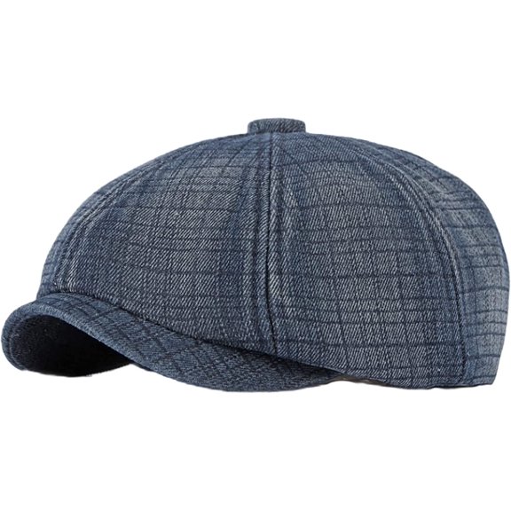 CoCopeaunts Beret Hat Denim Autumn Winter Hat Men Women Thick Flat Octagonal Newsboy Cap Male Female Artist Painter Berets