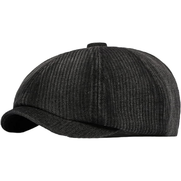 CoCopeaunts Beret Hat Denim Autumn Winter Hat Men Women Thick Flat Octagonal Newsboy Cap Male Female Artist Painter Berets