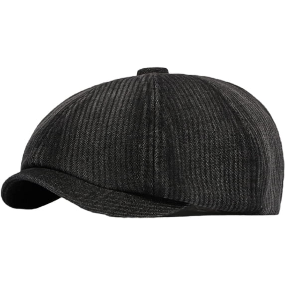 CoCopeaunts Beret Hat Denim Autumn Winter Hat Men Women Thick Flat Octagonal Newsboy Cap Male Female Artist Painter Berets