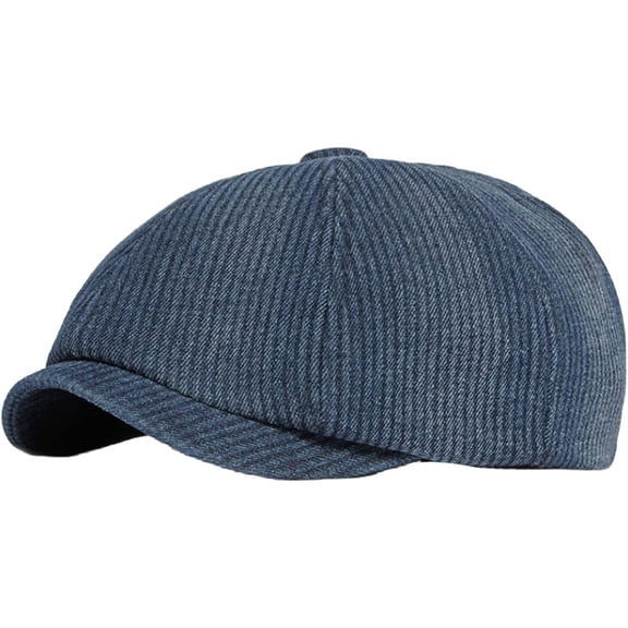 CoCopeaunts Beret Hat Denim Autumn Winter Hat Men Women Thick Flat Octagonal Newsboy Cap Male Female Artist Painter Berets