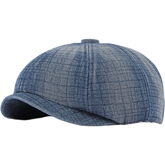 CoCopeaunts Beret Hat Denim Autumn Winter Hat Men Women Thick Flat Octagonal Newsboy Cap Male Female Artist Painter Berets