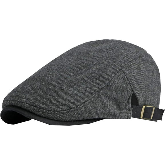 CoCopeaunts Beret Hat Male Female Autumn Winter Hat Adjust Flat Ivy Cap Striped Artist Painter Beret Hat Newsboy Cap