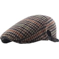 thumbnail image 1 of CoCopeaunts Beret Hat Plaid Wool Cabbie Hat Men Women Adjusted Ivy Newsboy Cap Male Female Artist Painter Autumn Winter Hat, 1 of 7
