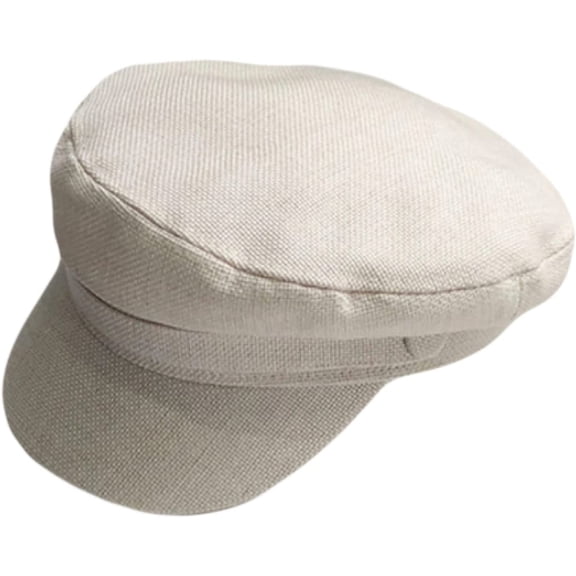 CoCopeaunts Beret Hat Vintage Men Women Cap Spring Autumn Linen Flat Newsboy Cap Artist Painter Sailor Hat Casual Berets