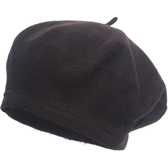 CoCopeaunts Beret Hat Winter French Hat Girls Solid Color Fashion Thin Autumn Spring Beret Hats for Women Men Felt Berets