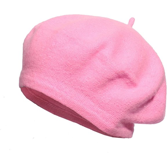 CoCopeaunts Beret Hat Winter French Hat Girls Solid Color Fashion Thin Autumn Spring Beret Hats for Women Men Felt Berets