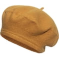 thumbnail image 1 of CoCopeaunts Beret Hat Winter French Hat Girls Solid Color Fashion Thin Autumn Spring Beret Hats for Women Men Felt Berets, 1 of 8