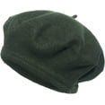thumbnail image 1 of CoCopeaunts Beret Hat Winter French Hat Girls Solid Color Fashion Thin Autumn Spring Beret Hats for Women Men Felt Berets, 1 of 8