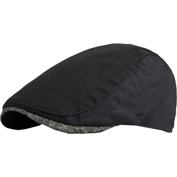 CoCopeaunts Beret Hats for Men Autumn Winter Cap Hat Male Adjustable Ivy Flat Cap Artist Painter Beret Hat Casual Newsboy Cap
