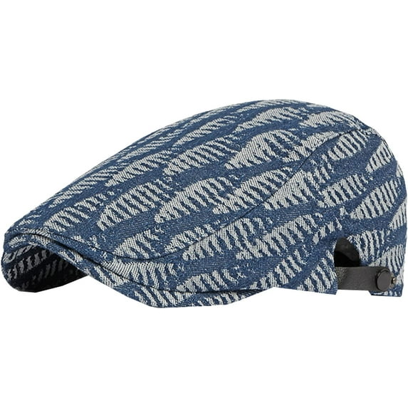 CoCopeaunts Beret Hats for Men Women Spring Autumn Cap Hat Adjusted Ivy Cap Artist Painter Beret Hat Female Denim Newsboy Cap