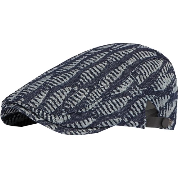 CoCopeaunts Beret Hats for Men Women Spring Autumn Cap Hat Adjusted Ivy Cap Artist Painter Beret Hat Female Denim Newsboy Cap