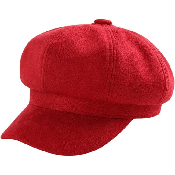 CoCopeaunts Beret Hats for Women French Designer Hat Autumn Winter Fashion Wool Solid Color Newsboy Cap Female Octagonal Hat