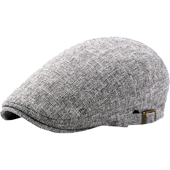 CoCopeaunts Beret Hats for Women Spring Summer Cap Unisex Adjustable Newsboy Hat Ivy Flat Cap Male Female Cotton Linen Beret Hat