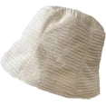 thumbnail image 1 of CoCopeaunts Black Bucket Hat Ladies Tide All-Match Fashion Fisherman Hat Spring Summer Sun Protection Little Pleated Basin Hat, 1 of 8