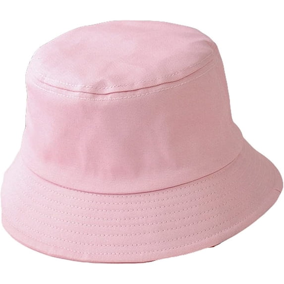 CoCopeaunts Black Bucket Hat Men Summer Sunscreen Cotton Women Pure Color Beach Cap Outdoor Lightweight Foldable Fisherman Hat