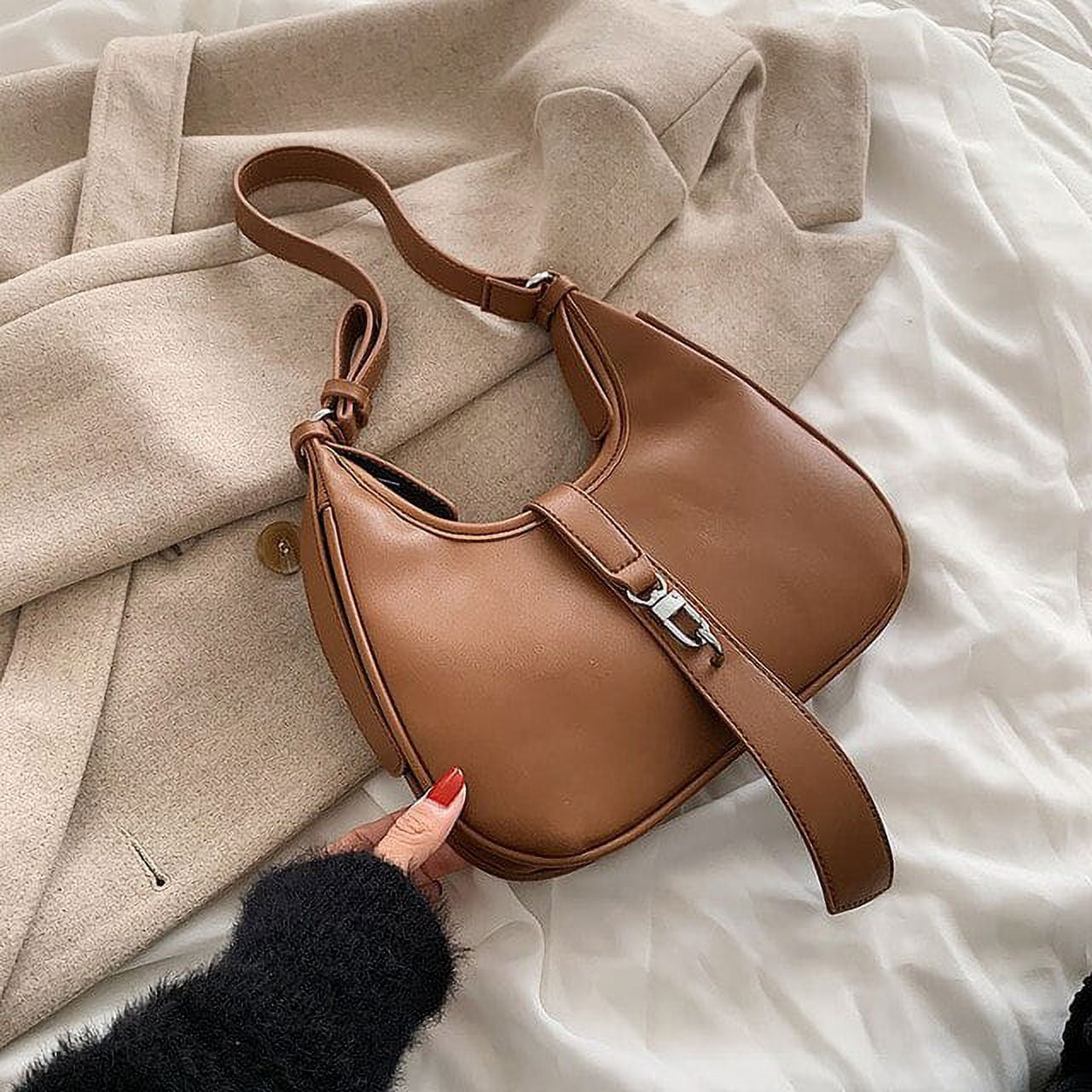 CoCopeaunt Crossbody Bag for Women New Purse and Handbags Female Travel PU  Leather Shoulder Bag Ladies Luxury Brand Designer Chain Bag 