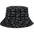 thumbnail image 1 of CoCopeaunts Black White Bucket Hat for Men Spring Summer Outdoor Sun Protection Fisherman Hat Women Bucket Cap Double-Faced Wear, 1 of 8