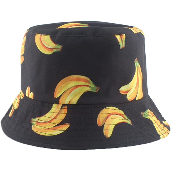 CoCopeaunts Bucket Hat Unisex Double-Side-Wear Reversible Women Bucket Cap Summer Anti-Ultraviolet Fisherman Hat Daily Wear