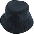 thumbnail image 1 of CoCopeaunts Bucket Hat Women Corduroy Fisherman Hat Fashion Autumn Winter Warm Collapsible Twill Basin Hat Casual All-Match, 1 of 8