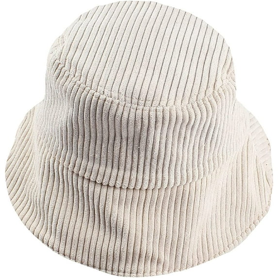 CoCopeaunts Bucket Hat Women Corduroy Fisherman Hat Fashion Autumn Winter Warm Collapsible Twill Basin Hat Casual All-Match