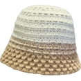 thumbnail image 1 of CoCopeaunts Bucket Hat for Men Mix Color Foldable Crochet Knitted Hat Women Version Fashion Bucket Cap Wild Wear Casual Warm, 1 of 8