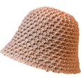 thumbnail image 1 of CoCopeaunts Bucket Hat for Women Breathable Thin Woolen Knitted Basin Hat Foldable Literary Artistic Leisure All-Match Sun Hat, 1 of 8