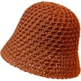 thumbnail image 1 of CoCopeaunts Bucket Hat for Women Breathable Thin Woolen Knitted Basin Hat Foldable Literary Artistic Leisure All-Match Sun Hat, 1 of 8