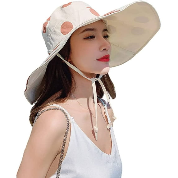 CoCopeaunts Bucket Hat for Women Lightweight Wide Brim Sun Hat Adjustble Outdoor Travel Fisherman's Cap Summer Beach