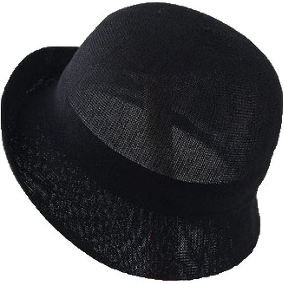 CoCopeaunts Bucket Hat for Women Summer Breathable Linen Elegant Foldable Short Brim Basin Hat Simple Solid Color Fisherman Hat