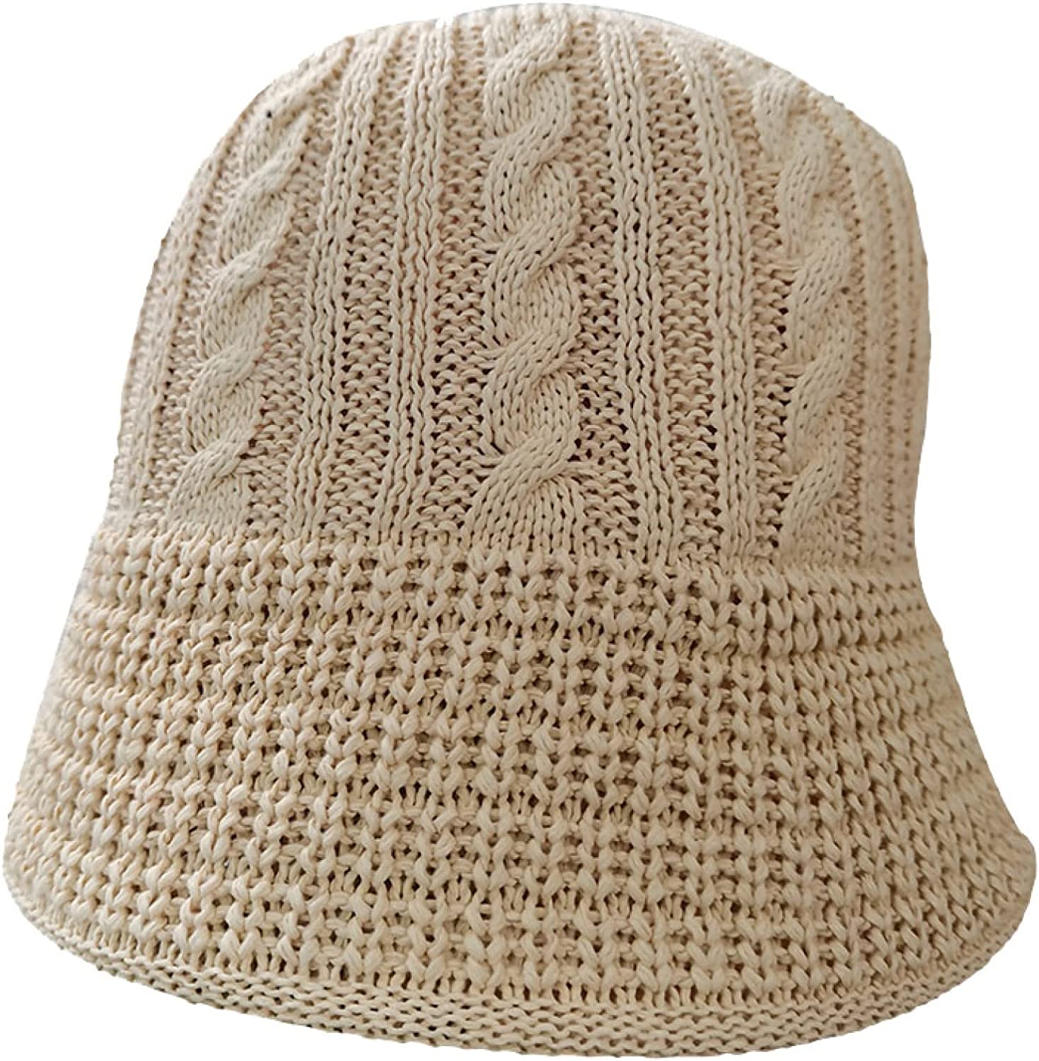 CoCopeaunts Bucket Hats for Men LCE Hemp Thread Vintage Hand