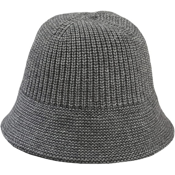 CoCopeaunts Bucket Hats for Men Simple Solid Color Fisherman Hat Women Simple Fashion Bucket Cap Short Brim Knitted Basin Hat