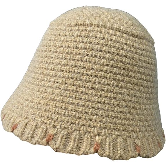 CoCopeaunts Bucket Hats for Women Fashion Sweet Autumn Winter Warm Fisherman Hat Knit Solid Color Women Outdoor Bucket Caps