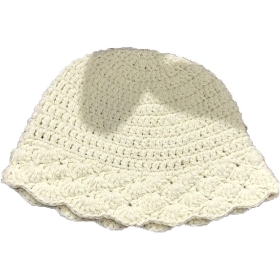 CoCopeaunts Bucket Hats for Women Soft Folding Fisherman Hat Autumn Winter Warm Pure Color Knit Handmade Ladies Bucket Cap