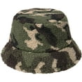 thumbnail image 1 of CoCopeaunts Camo Bucket Hat for Men Winter Winter Warm Sunshade Windproof Cap Foldable Wear-Resistant Thick Lambs Wool Basin Hat, 1 of 8