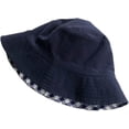 thumbnail image 1 of CoCopeaunts Casual Double-Faced Plaid Bucket Hats Version of Summer Lovely Sunshade Sunscreen Fisherman Hat Dome Basin Hat, 1 of 8