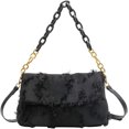 thumbnail image 1 of CoCopeaunts Chic Chain Tote Bag for Women Large Capacity Crossbody Shoulder Bag Vintage Purses Handbags for Women Travel Shopping, 1 of 6