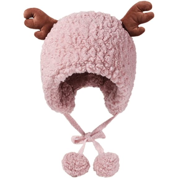 CoCopeaunts Christmas Hat, Santa Hat Beanie Hats for Women Plush Beanies Hat Winter Hat Beanie Knit Skull Cap Winter Beanies Hat