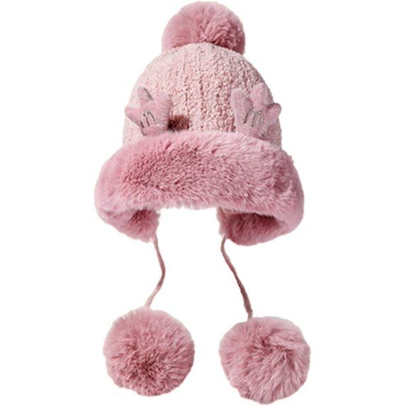 CoCopeaunts Christmas Hat, Santa Hat Beanie Winter Hat Hats for Women Plush Beanies Hat Winter Beanies Hat Beanie Knit Skull Cap