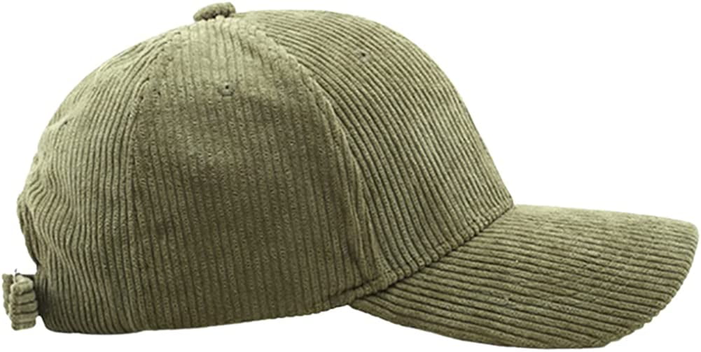 CoCopeaunts Classic Baseball Winter Cotton Cap with Hat Vintage Adjustable Corduroy Women Dad Profile Low Durable Caps Warm Classic