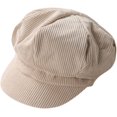 thumbnail image 1 of CoCopeaunts Corduroy Anise Newsboy Cap Vintage Literary Women Octagonal Cap Spring Autumn Leisure Hat Accessories Beret, 1 of 7