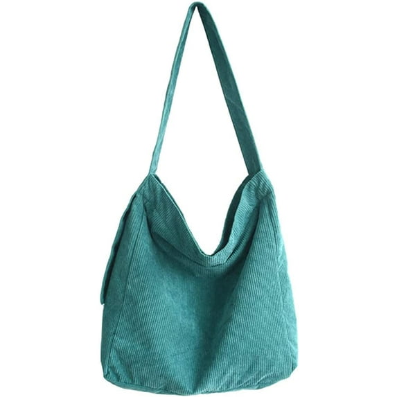 CoCopeaunts Corduroy Tote Bags Womens Large Satchel Bag Handbag Big Hobo Bag Teen Girl Casual Crossbody Purse Handbags Stylish Totes