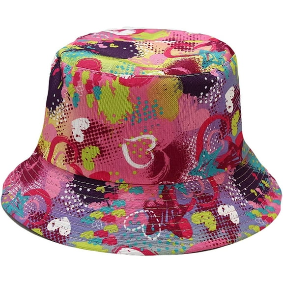 CoCopeaunts Cotton Bucket Hat Pattern Fisherman Hat Women Four Seasons Outdoor Sunscreen Men Fisherman Hat 2 Side Wearable