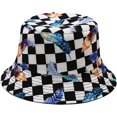 thumbnail image 1 of CoCopeaunts Cotton Bucket Hat Pattern Fisherman Hat Women Four Seasons Outdoor Sunscreen Men Fisherman Hat 2 Side Wearable, 1 of 8
