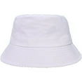 thumbnail image 1 of CoCopeaunts Cotton Bucket Hat Simple Solid Two Side Wear Unisex Fisherman Hat Women Reversible Fishing Basin Hat for Beach Travel, 1 of 8