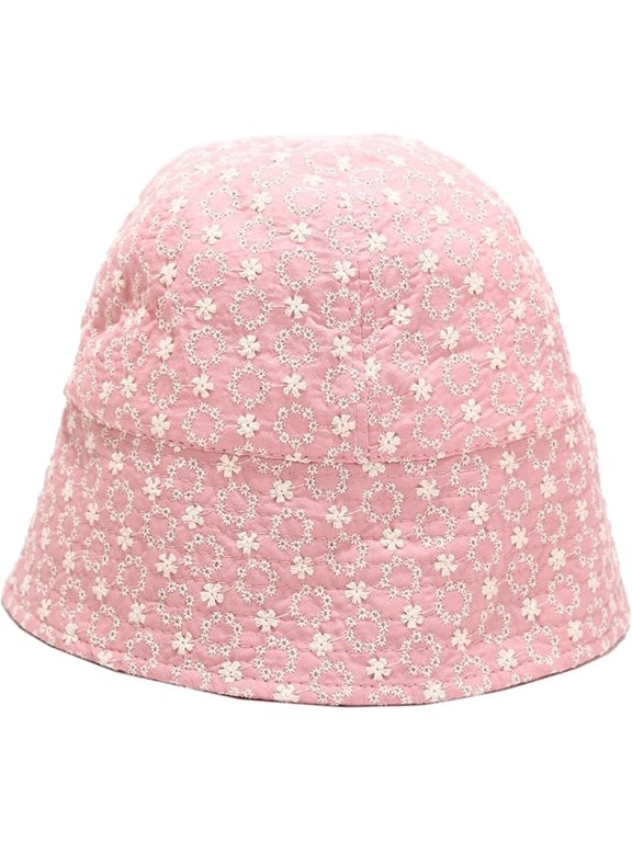 Cotton Bucket Hat for Women Spring Summer Sunscreen Little Daisies Flower Fishing Cap Lady Fisherman Hat for Girl