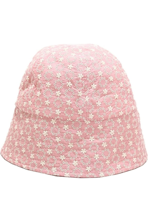 Cotton Bucket Hat for Women Spring Summer Sunscreen Little Daisies Flower Fishing Cap Lady Fisherman Hat for Girl