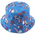 thumbnail image 1 of CoCopeaunts Cotton Bucket Hat for Women Summer Beach Fashion Reversible 2 Side Wearable Sun Hats Girls Packable Fisherman Hat, 1 of 8