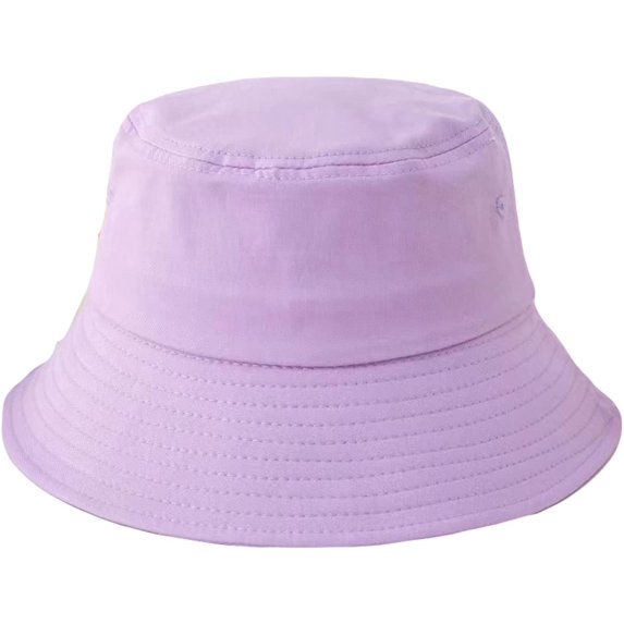 CoCopeaunts Cotton Bucket Hats for Women Lightweight Packable Beach Big Brim Fisherman Hat with Adjustable Chin Strap Sun Cap