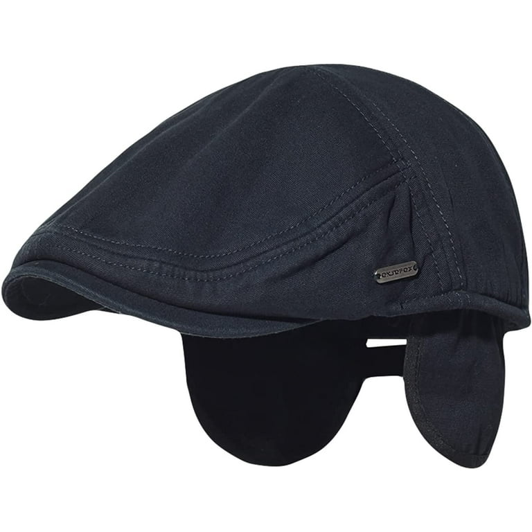Driving cap with ear flaps top